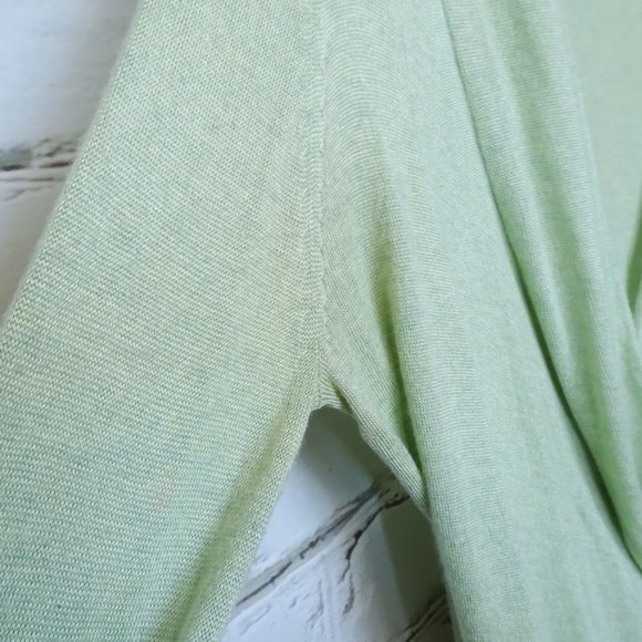Moth Pastel Green Ballet Wool Blend Long Sleeve Top - Picture 5 of 7